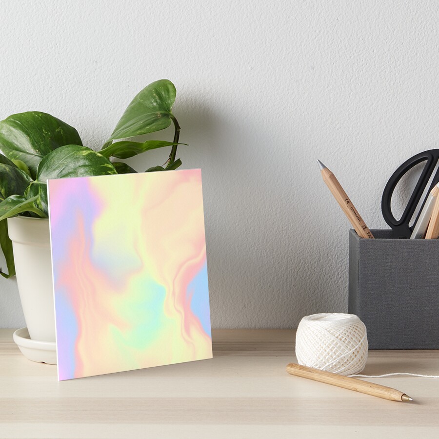 holographic iridescent unicorn gradient pastel tissue paper