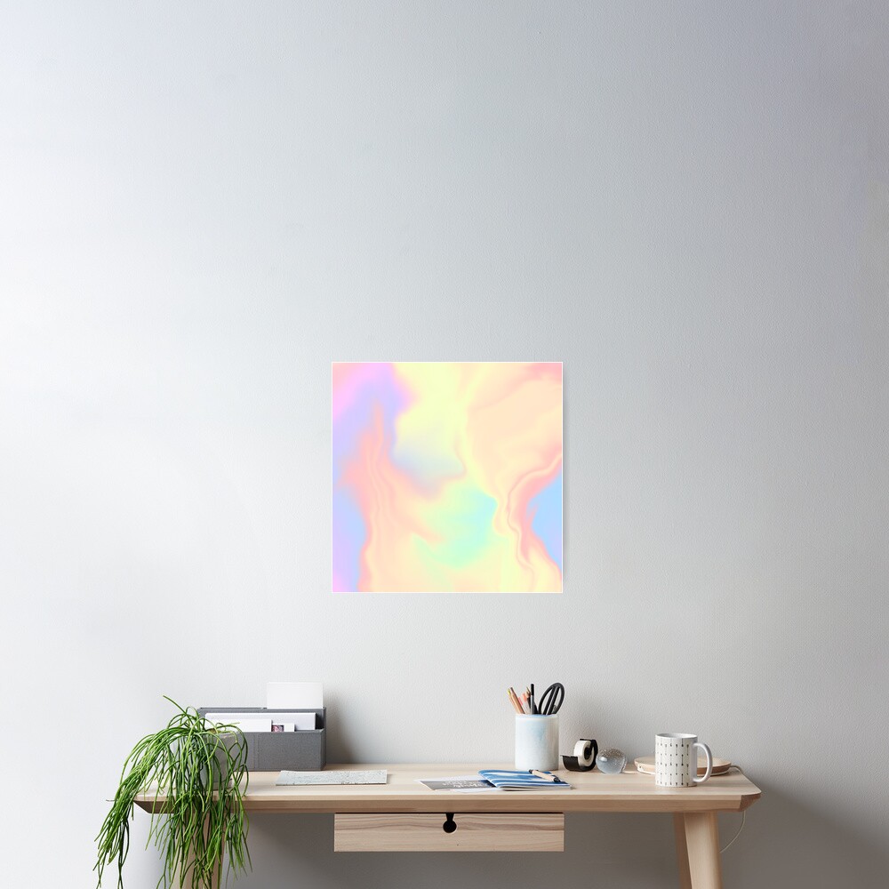 Unicorn Holographic paint Art Board Print for Sale by trajeado14