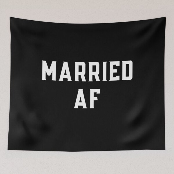 Item preview, Married AF designed and sold by CatMonkStudios.