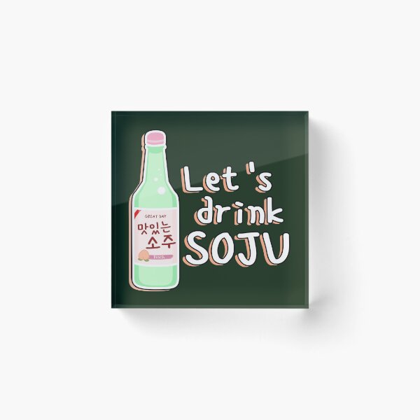 Item preview, Let's Drink SOJU! (Dark) designed and sold by ethelion.