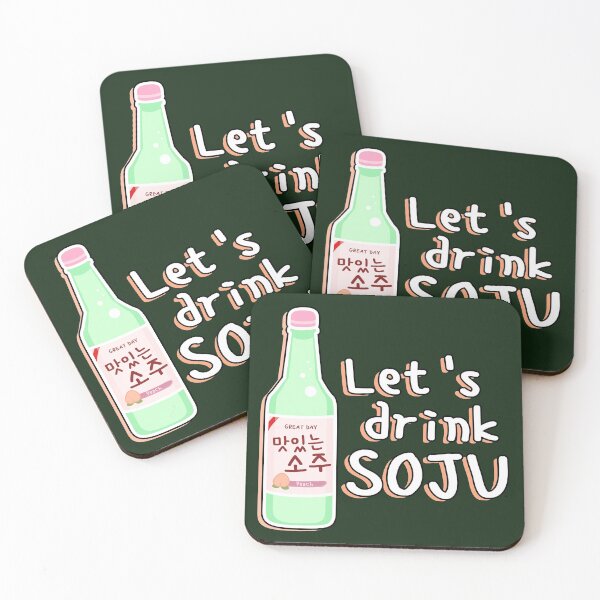 Item preview, Let's Drink SOJU! (Dark) designed and sold by ethelion.