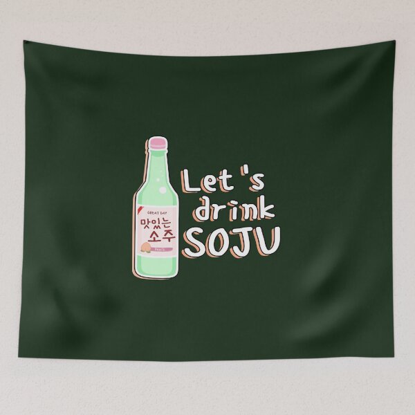 Item preview, Let's Drink SOJU! (Dark) designed and sold by ethelion.