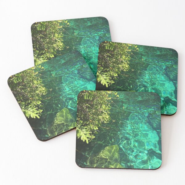 Item preview, Crystal Cenote / Tulum Mexico / Turquoise Water / Fern Gully / Clear Water designed and sold by artenvironments.