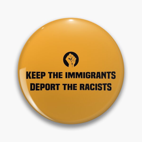 Item preview, Keep the Immigrants Deport the Racists , Democrat No Human Is Illegal designed and sold by kindxinn.