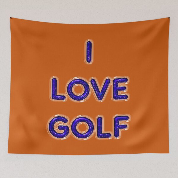 Item preview, I Love Golf - Purple designed and sold by TopPopClothing.
