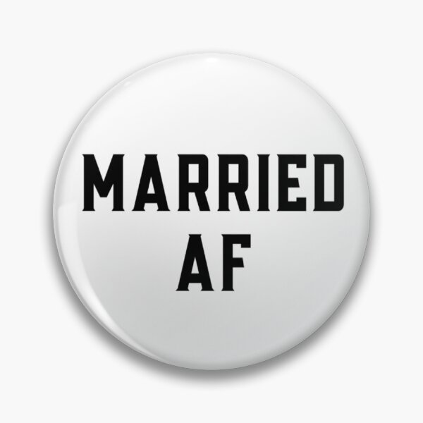 Item preview, Married AF designed and sold by CatMonkStudios.