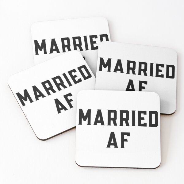 Item preview, Married AF designed and sold by CatMonkStudios.