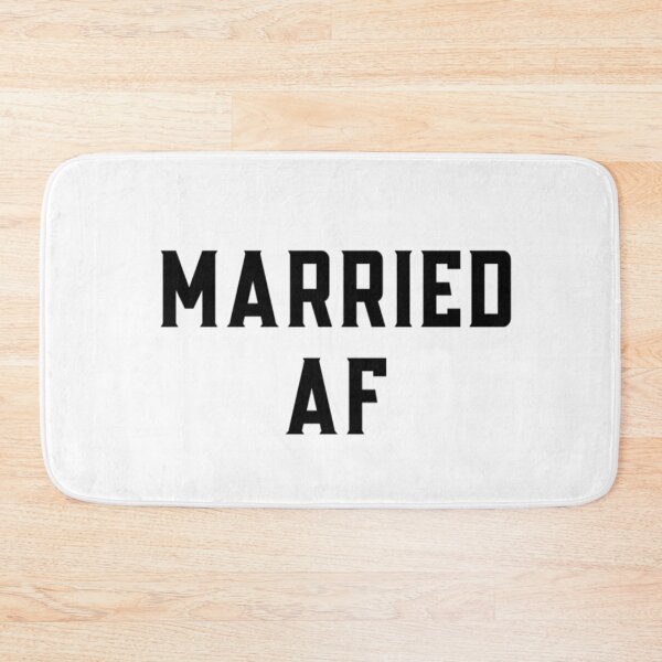 Item preview, Married AF designed and sold by CatMonkStudios.