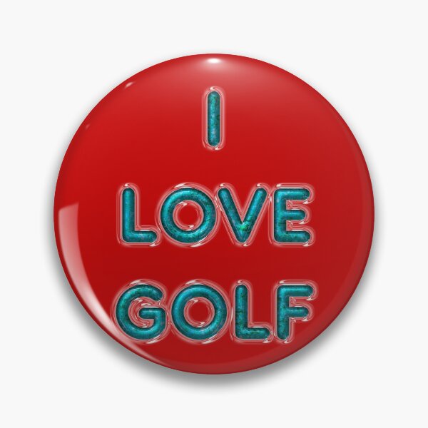 Item preview, I Love Golf - Turquoise designed and sold by TopPopClothing.