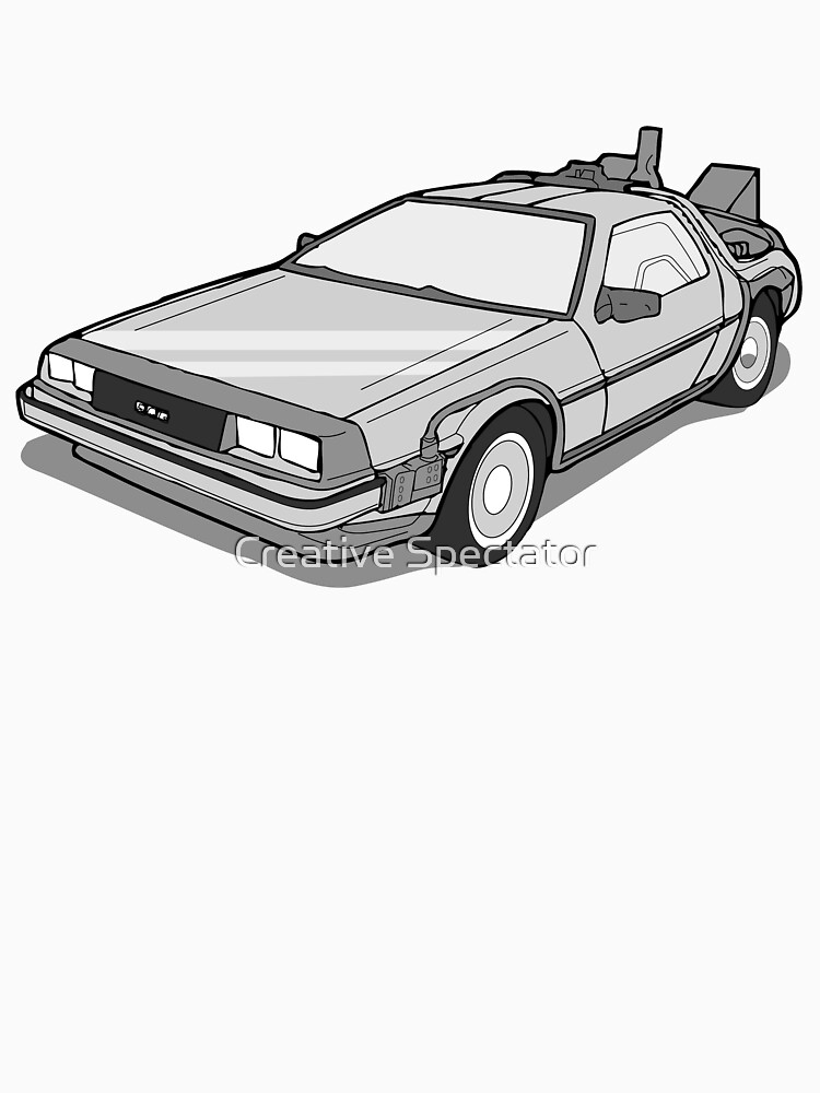 "Back to the Future Delorean " Tshirt for Sale by Feelmeflow