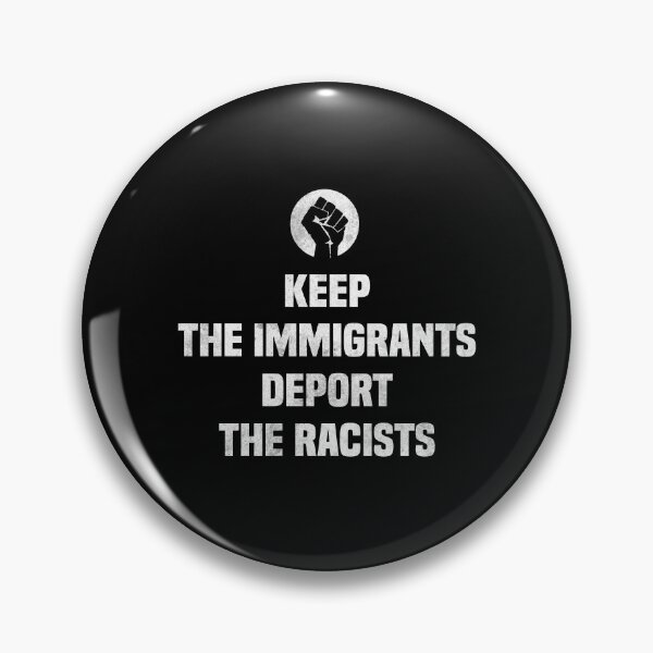 Item preview, Keep the Immigrants Deport the Racists , Democrat No Human Is Illegal designed and sold by kindxinn.