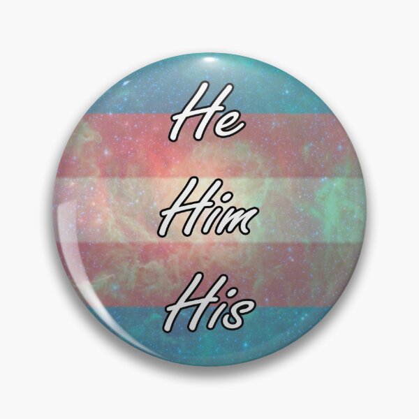 Item preview, Trans galaxy flag - He/Him/His designed and sold by kricketsdesigns.