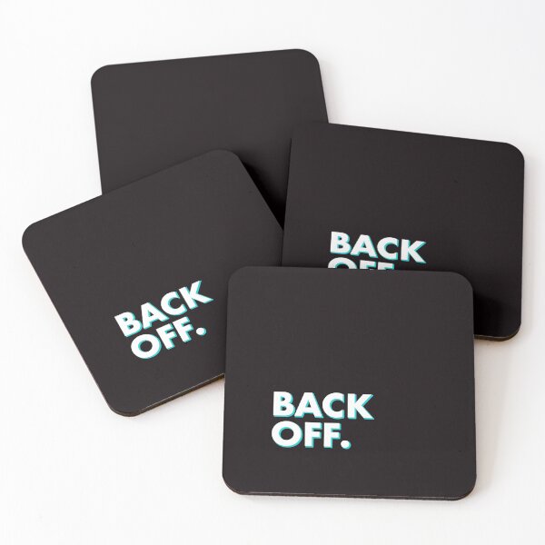 Item preview, BACK OFF in black designed and sold by SquareClub.