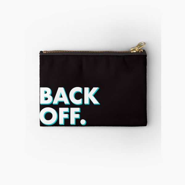 Item preview, BACK OFF in black designed and sold by SquareClub.