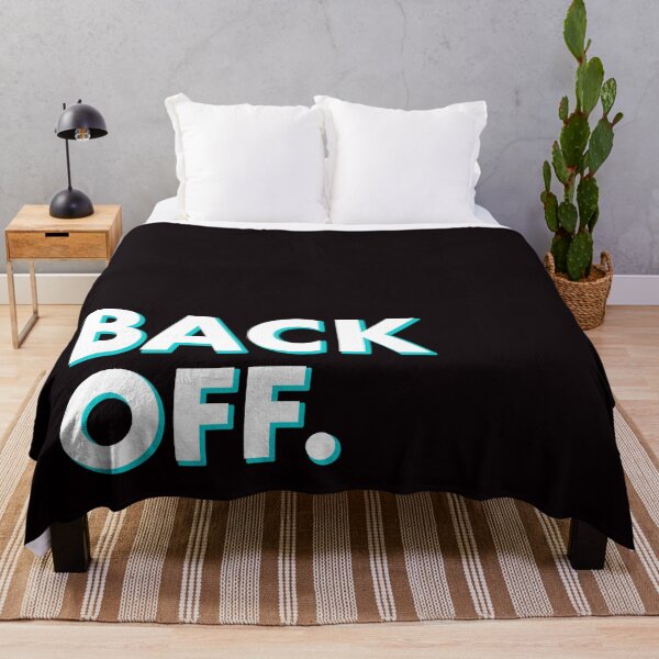 Item preview, BACK OFF in black designed and sold by SquareClub.