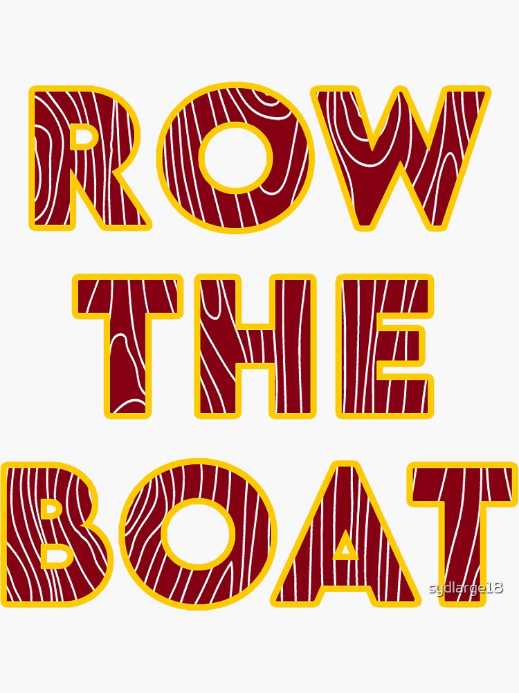 Row the Boat Sticker