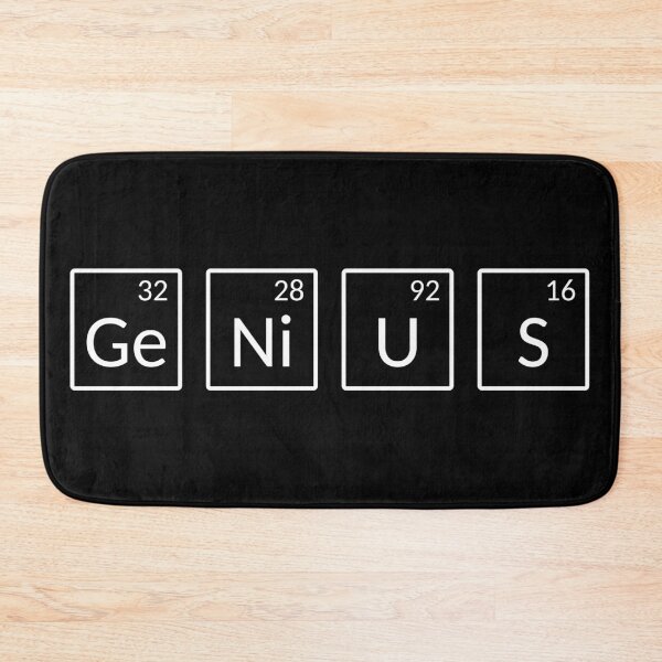Item preview, Genius - Chemistry Joke with Periodic Table for Chemistry student designed and sold by LookFrog.
