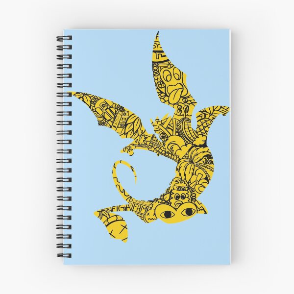 Item preview, A yellow stencil artwork of amercian dragon designed and sold by Aver0-art.