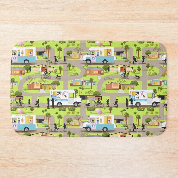 Item preview, I Scream for Ice Cream Retro Southern California Ice Cream Trucks designed and sold by vinpauld.