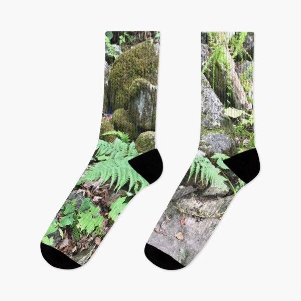 Item preview, Fern Forest Floor / Mossy Cover / Rocks / Lush Plants designed and sold by artenvironments.