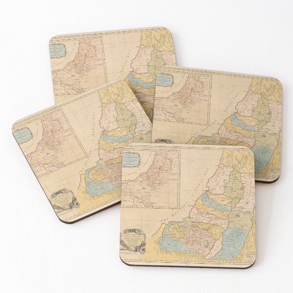 Item preview, Mapa de la Tierra de Canaán (Tierra Santa) (1760) designed and sold by allhistory.