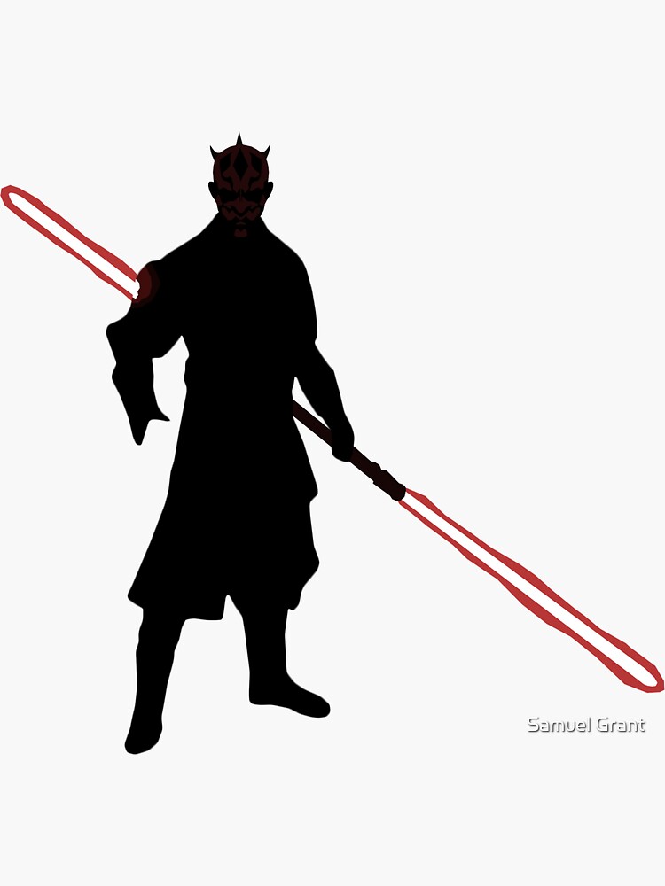 Thumbnail 3 of 3, Sticker, Old Master Maul designed and sold by DarklightFilms.