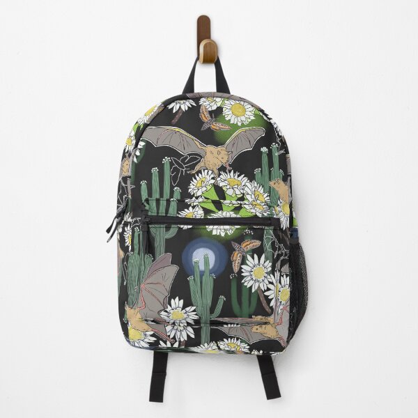 Item preview, Bats, Moths and Cactus Flowers in Desert Moonlight designed and sold by vinpauld.