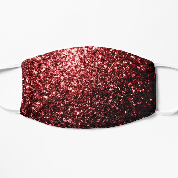 Beautiful Glamour Red Glitter sparkles Mask