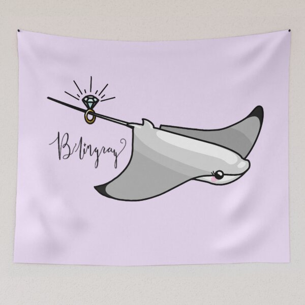 Item preview, Blingray (Bling + Stingray) designed and sold by The Curly Redhead.