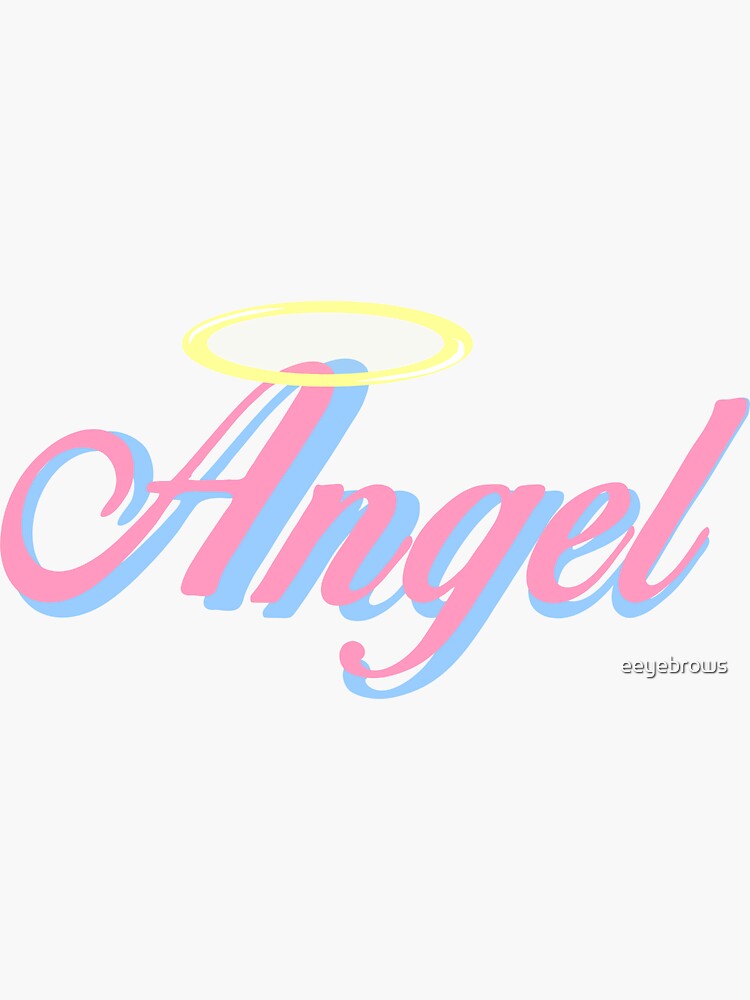 Thumbnail 3 of 3, Sticker, Angel designed and sold by eeyebrows.