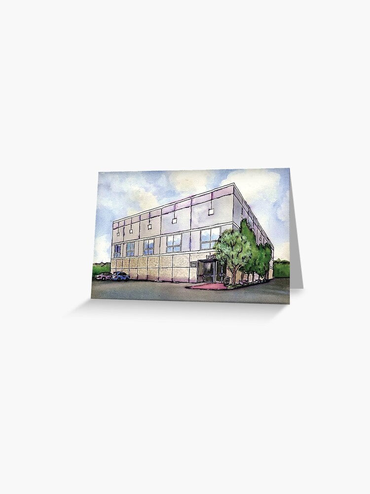 My Party Shirt Pam Beesly The Office Building Watercolor Painting Poster  Dunder Mifflin 11 x 17