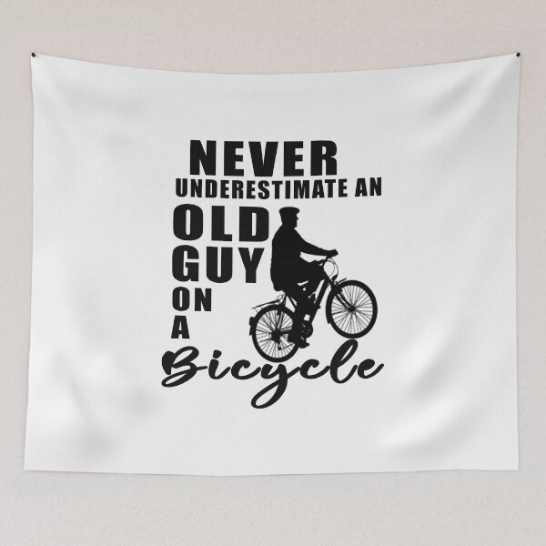 Item preview, Never Underestimate An old Guy On A Bicycle T-Shirt designed and sold by bestdesigns2020.