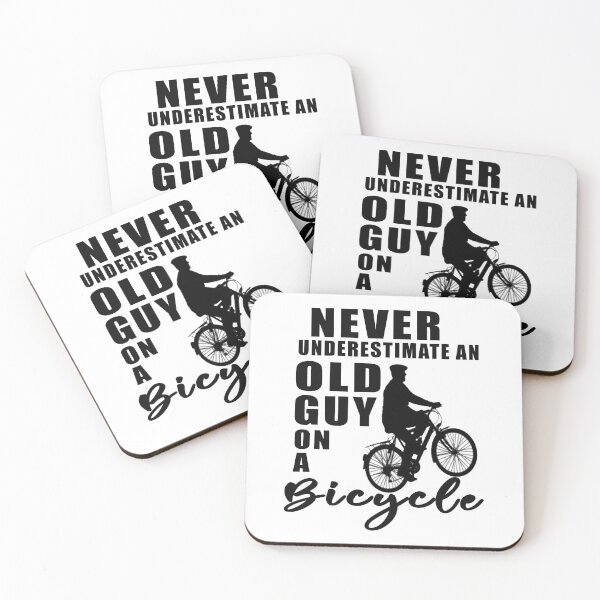 Item preview, Never Underestimate An old Guy On A Bicycle T-Shirt designed and sold by bestdesigns2020.