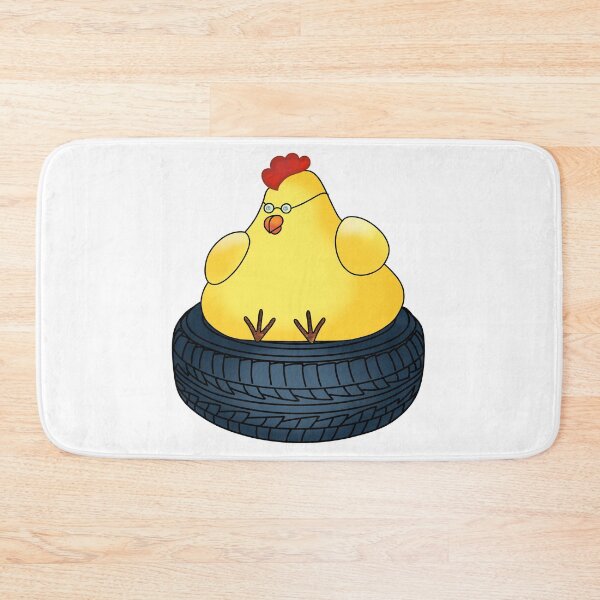 Item preview, Fat hen on tyre designed and sold by SnailAndCo.