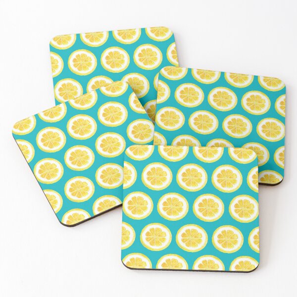 Item preview, Turquoise Lemon Pattern designed and sold by KenyCanales.