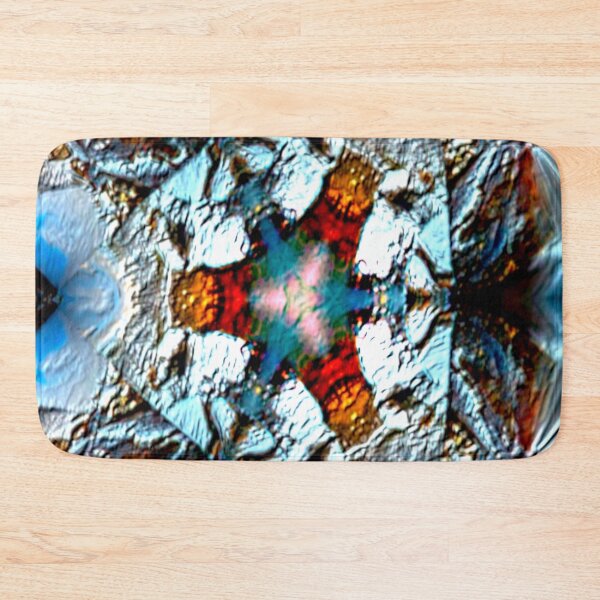 Item preview, Mandala without compass colorful nature meditation with peace and love designed and sold by JWDesigns777.