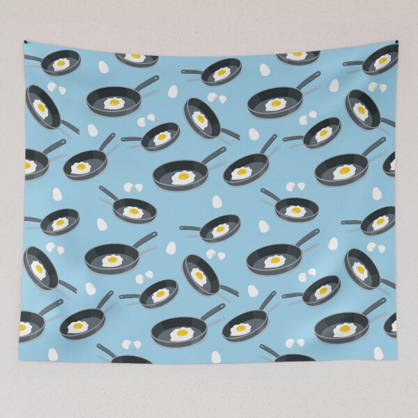 Item preview, Breaking Eggs Blue designed and sold by DWaffleDesigns.