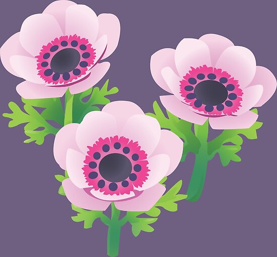 "Pink Windflower Animal Crossing New Horizons" Poster by