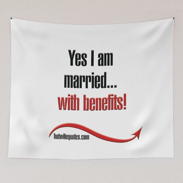 Item preview, Sí, estoy casado ... ¡con beneficios! designed and sold by hotwifequotes.