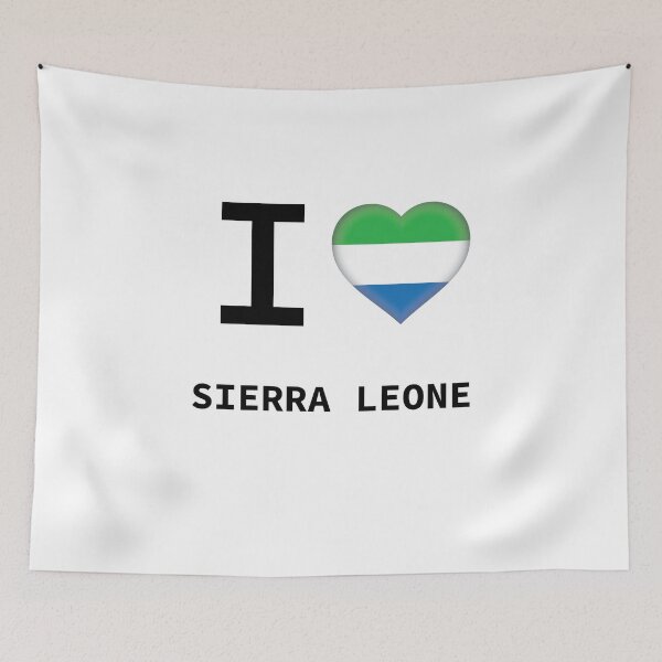 Item preview, I HEART SIERRA LEONE designed and sold by Mxdesign888.