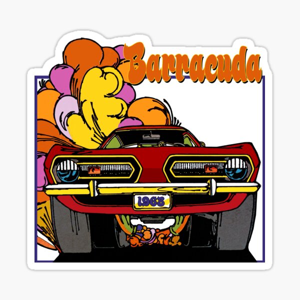 1968 Plymouth Barracuda Sticker
