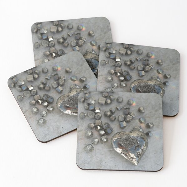 Item preview, Pyrite Heart Stone designed and sold by Elena Ray.