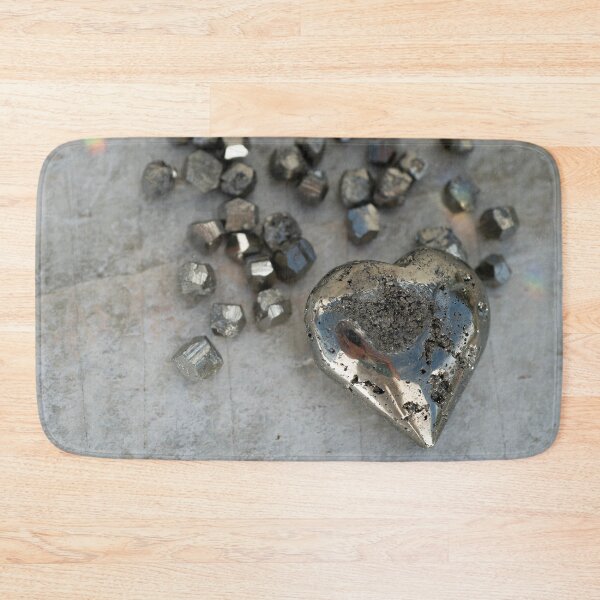 Item preview, Pyrite Heart Stone designed and sold by Elena Ray.