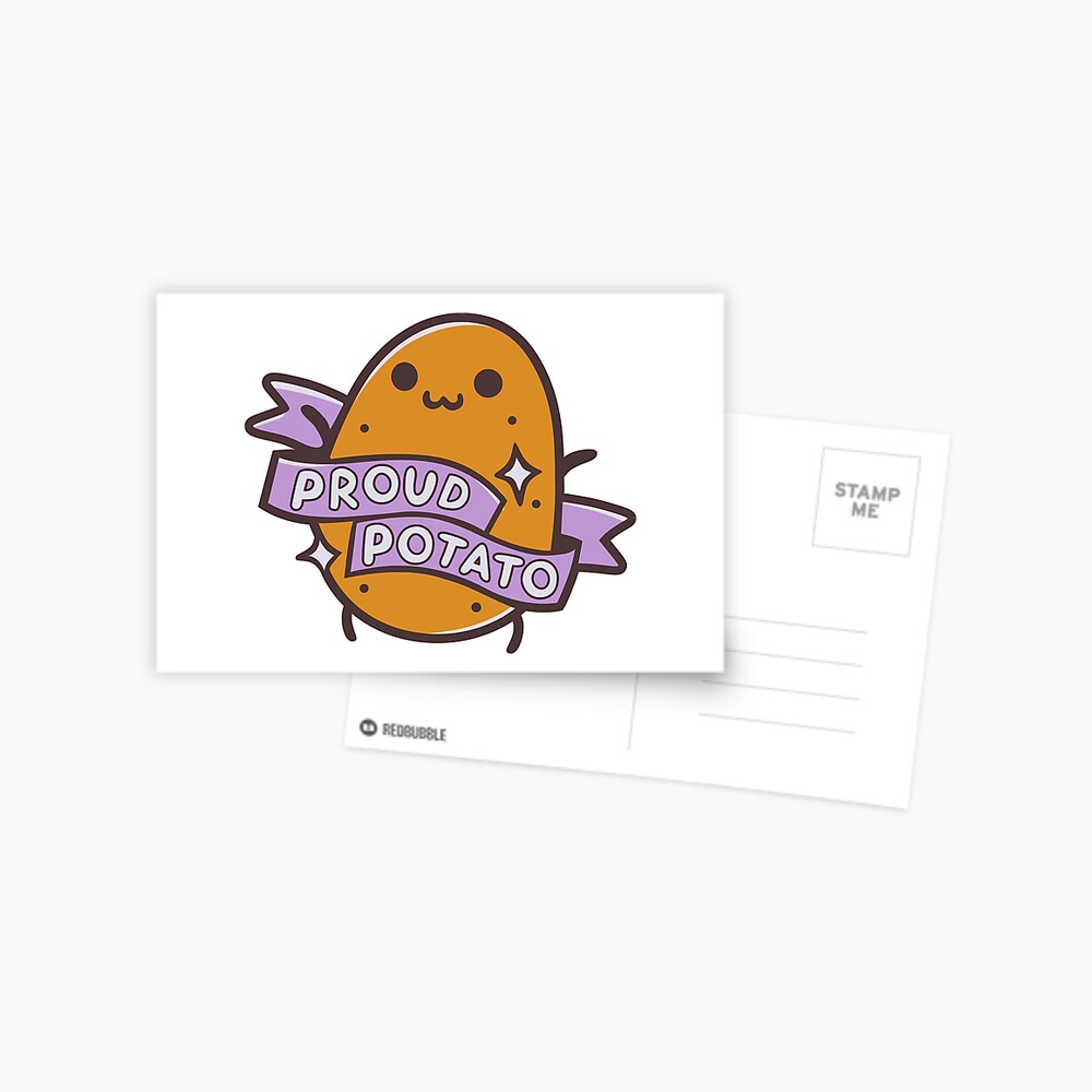 Proud Potato Greeting Card By Carversimone Redbubble - potato fans 3 roblox