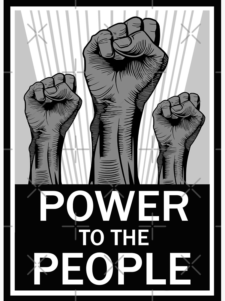 Thumbnail 3 of 3, Poster, Power To The People designed and sold by SubmarineTeam.