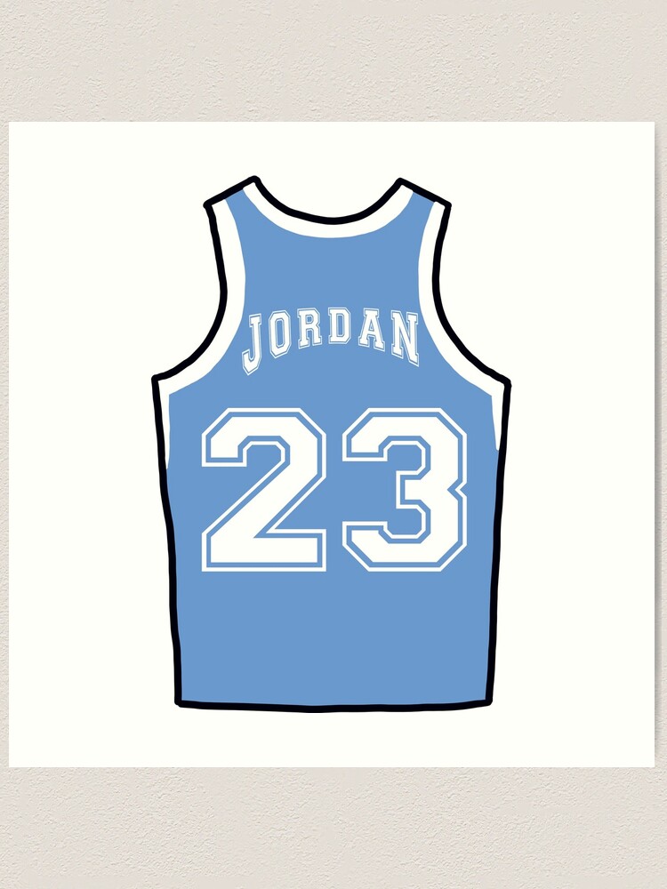 Jordan Jersey Chicago Bulls Art Print - Perfect gift for the Basketbal –  Pixie Paper Store