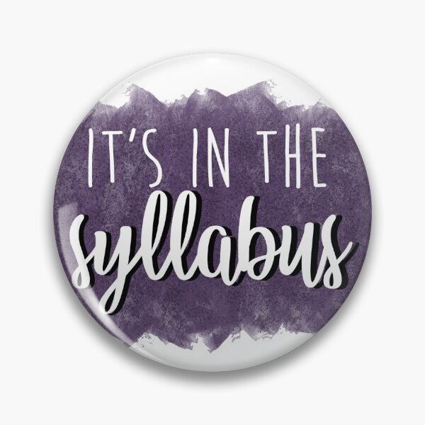 Item preview, It's In The Syllabus designed and sold by bluepupstudio.