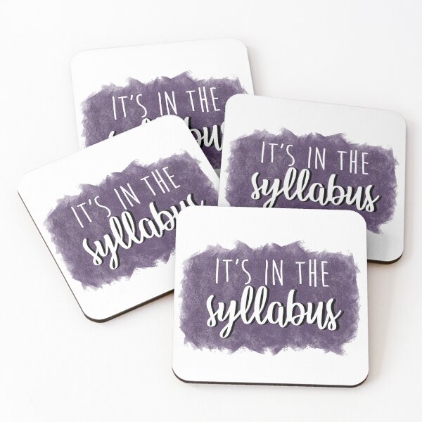 Item preview, It's In The Syllabus designed and sold by bluepupstudio.