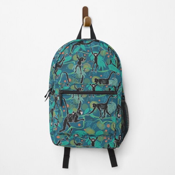 Vista previa del artículo con la obra «Monos araña negros en la jungla tropical», diseñado y vendido por vinpauld.