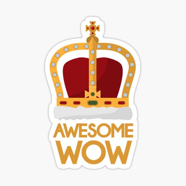 George iii crown Sticker